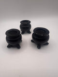 Black Obsidian Witches Cauldrons
