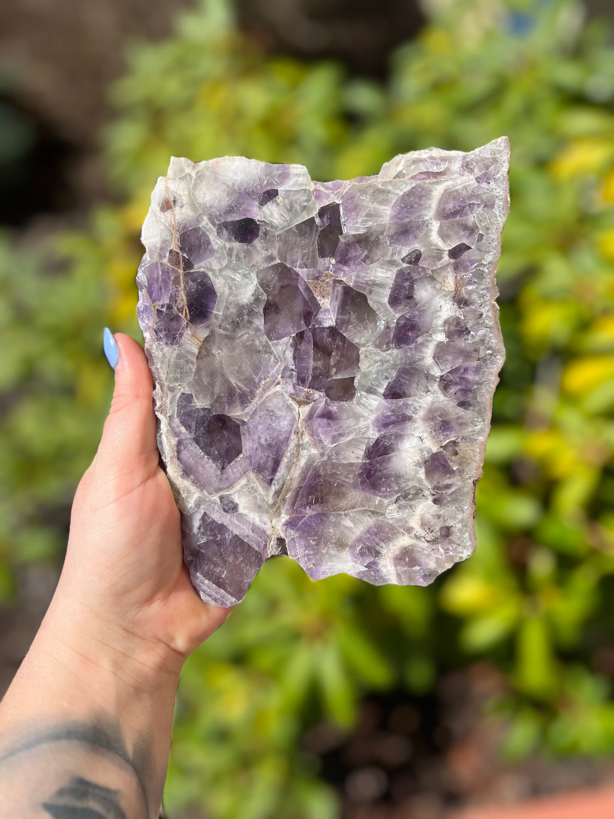 Amethyst slab