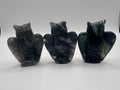 Moss agate owl