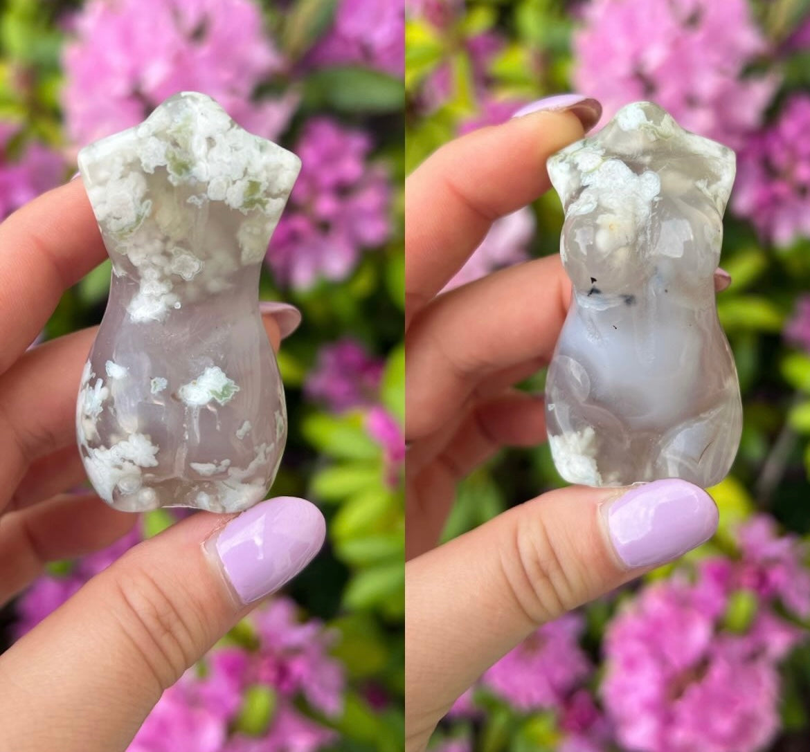 Flower Agate goddess